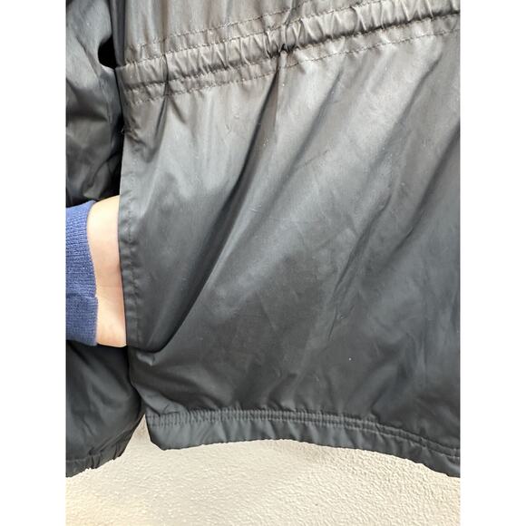 Athletic Works Womens Jacket Size Medium Black Zip Up Hooded Fleece Lined - Picture 5 of 16